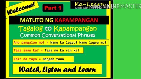 ponga meaning in kapampangan|Kapampangan Phrases .